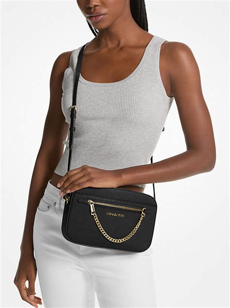 michael kors large satchel crossbody|michael kors large saffiano satchel.